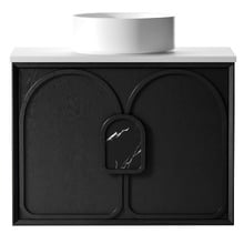 Laguna MKII 750mm Wall Hung Single Vanity with Solid Surface Countertop